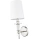 None Wall Sconce Wall Light in Polished Nickel